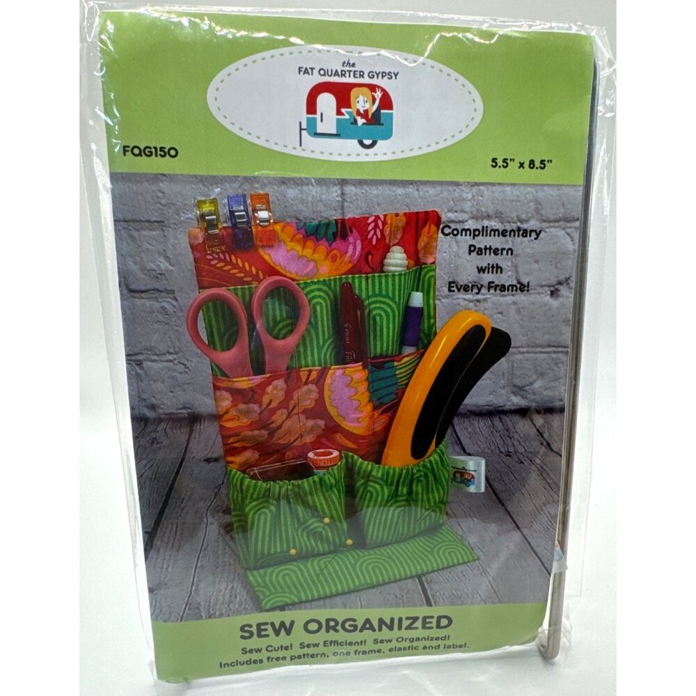 Sew Organized Storage Stand Sewing Pattern and Frame Kit FQG150 NIP
